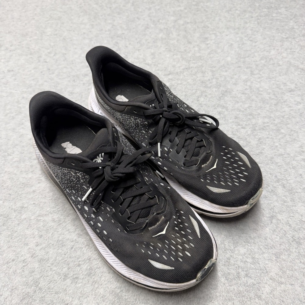 Hoka One One Kawana Shoes Womens 9.5 Black EVO Cushioned Running Athletic